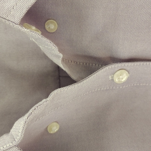 Cabin Creek Button Up Shirt Purple Size 18T Wrinkle Free Stain Repellant - Picture 6 of 9